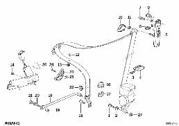 Μηχανισμός ρύθμισης ζώνης diagram for BMW 3 Series E36 M3