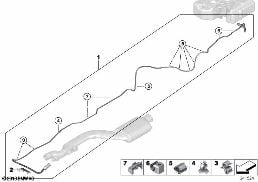 SCR METERING LINE diagram for BMW 4 Series F32 LCI 420dX