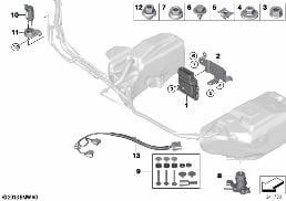 SCR ELECTRONIC COMPONENTS diagram for BMW 4 Series F32 LCI 420dX