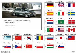 QUICK REFERENCE F07 diagram for BMW 5 Series F07 GT LCI 550i