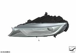HEADLIGHT diagram for BMW i8 I12 i8