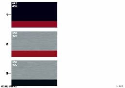 SAMPLE CHART, SPORT LINE INTERIOR STRIPS diagram for BMW 3 Series F31 328i