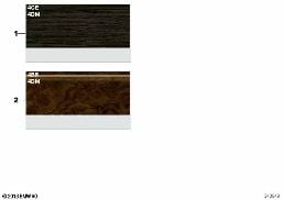 SAMPLE CHART LUXURY LINE INTERIOR STRIPS diagram for BMW 3 Series F31 328i