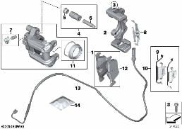 REAR BRAKE / BRAKE PAD / WEAR SENSOR
