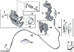 REAR BRAKE / BRAKE PAD / WEAR SENSOR
