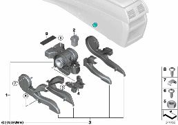 Ventilador trasero diagram for BMW X6 F16 35iX