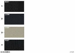 SAMPLE CHART WITH UPHOLSTERY COLORS