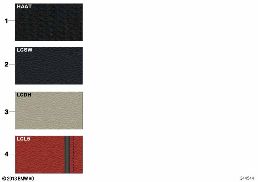 SAMPLE CHART M SPORT PACK UPHOLST. COLOR