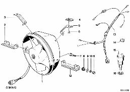 ELECTRIC ADDITIONAL FAN diagram for BMW 3 Series E21 320i