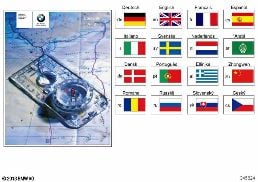 Navigation et TV, opt. 609 + 601 diagram for BMW 5 Series E39 525td