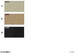 SAMPLE CHART WITH UPHOLSTERY COLORS diagram for BMW 1 Series E82 M Coupé