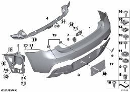 M TRIM, REAR