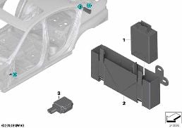 PARK ASSISTENT diagram for BMW 5 Series F11 535i