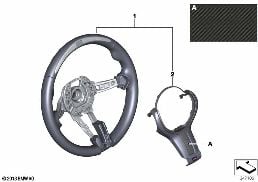 M PERFORMANCE STEER. WHEEL II W/ DISPLAY