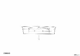 DECORATION-COVER REAR diagram for BMW 3 Series E36 318is