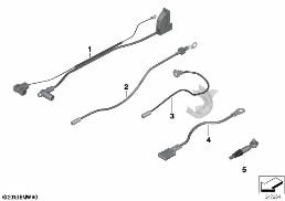 REP. WIRE FOR B+ diagram for BMW 3 Series E90 318d