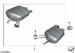 ACCESSORIES AND RETROFITTINGS diagram for BMW 5 Series F10 LCI 535i