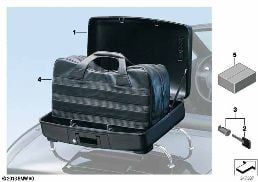 SUITCASE/INNER CASE Z3 diagram for BMW Z3 E36 M