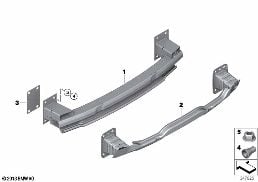 CARRIER, REAR diagram for BMW X5 M F85 X5 M