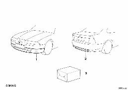 RETROFIT, M AERODYNAMIC KIT diagram for BMW 8 Series E31 850Ci