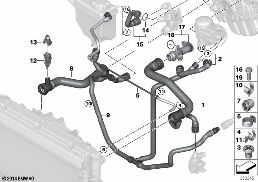 COOLING SYSTEM COOLANT HOSES