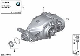 Zadní rozvodovka / upevnění diagram for BMW X6 F16 35iX