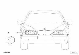 Kit de montage lumiere xenon