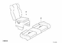 Kit de montage pour sieges enfant ar diagram for BMW 5 Series E39 525td