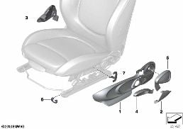 SEAT FRONT SEAT COVERINGS