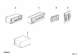 OUTDOOR TEMPERATURE INDICATOR diagram for BMW 3 Series E30 320i