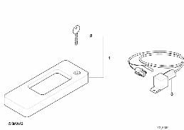 GEARSHIFT-LEVER LOCK diagram for BMW 3 Series E36 318is