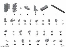 VARIOUS CABLE HOLDERS diagram for BMW 3 Series G20 Sedan LCI 320d