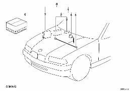 MULTIPLE START INTERRUPTION diagram for BMW 8 Series E31 850Ci
