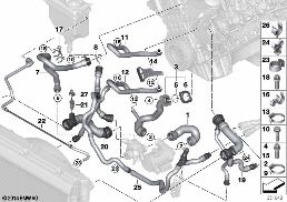 COOLING SYSTEM COOLANT HOSES