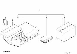 REMOTE CONTROL VERSION 2 diagram for BMW 8 Series E31 850Ci