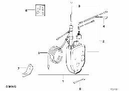 AUTOMATIC ANTENNA diagram for BMW 3 Series E30 320i