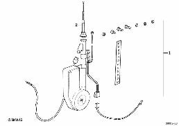 AUTOMATIC ANTENNA diagram for BMW 7 Series E23 728