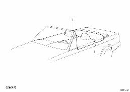 SOFT-TOP COVERING diagram for BMW 3 Series E30 320i