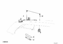 HARDTOP-LIFT diagram for BMW 3 Series E30 320i