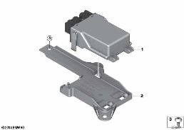Boîtier électronique chauffage de nuque diagram for BMW 6 Series F12 640i