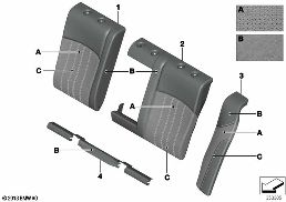 Люк Individual, климат-кожа,сиденье Зд diagram for BMW 5 Series F10 M5