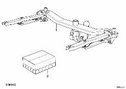 TRAILER COUPLING diagram for BMW 3 Series E36 318is