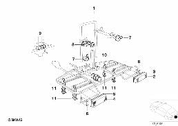 BICYCLE CARRIER, TRAILER COUPLING diagram for BMW 8 Series E31 850Ci