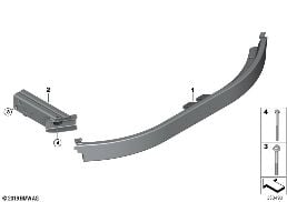 CARRIER, REAR diagram for BMW i8 I12 i8
