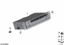 RADIO BMW PROFESSIONAL CD diagram for BMW 2 Series F22 M235i
