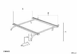 RACK SUPPORT diagram for BMW 3 Series E36 M3