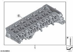 Testata diagram for BMW X6 F16 40dX