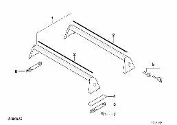RACK SUPPORT diagram for BMW 3 Series E30 320i