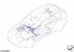 WIRING HARNESS, INSTRUMENT PANEL diagram for BMW 1 Series F40 M135iX