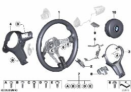 M SPORTS STEER.-WHEEL, AIRBAG, LEATHER